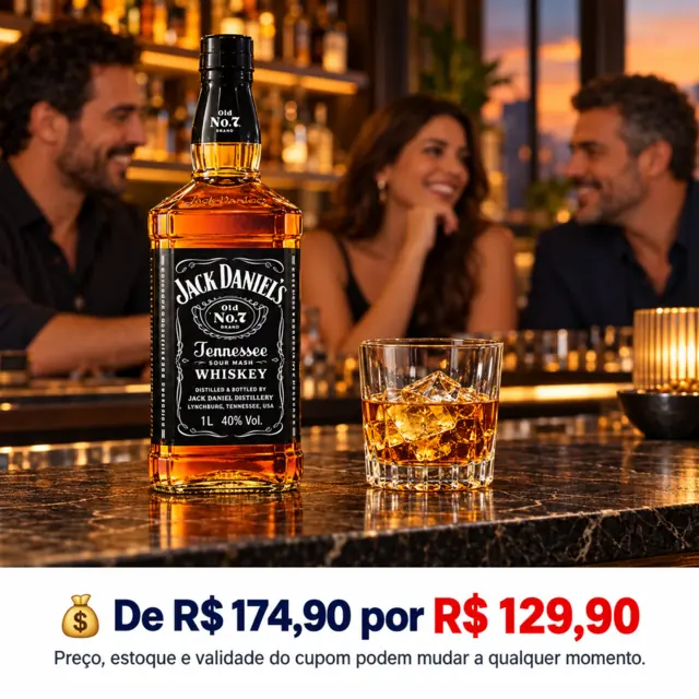 Exemplo de oferta de whisky Jack Daniel's