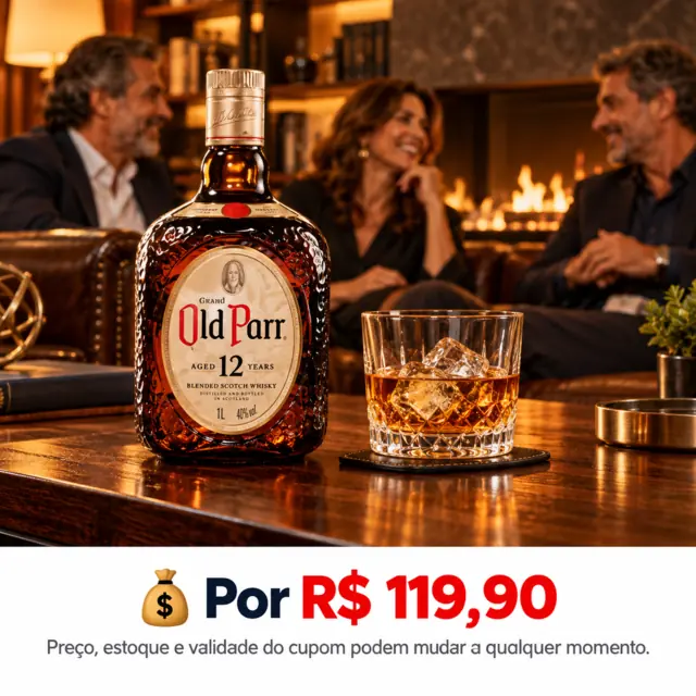 Exemplo de oferta de whisky Old Parr 12 anos